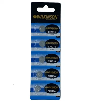 BUĞZ Wılkınson 1216 3v Lityum Düğme Pil 5li Paket