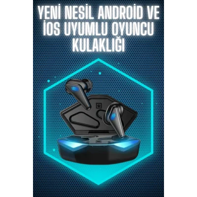 BUĞZ Wireless Kulaklık Mikrofonlu Bluetooth Oyuncu Kulaklığı