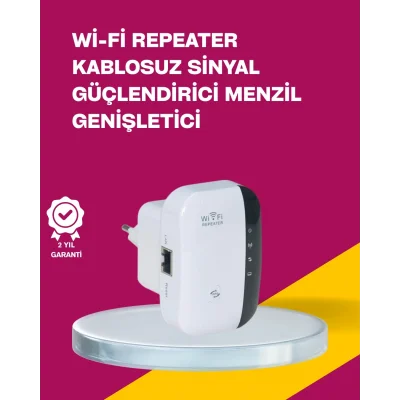  Wireless-N WiFi Repeater 300 Mbps Sinyal Güçlendirici (Kopya)