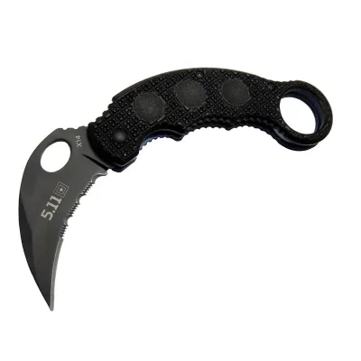 BUĞZ Eco Lounge X14 5.11 Siyah Karambit Koleksiyon Çakı 16 cm - Plastik Sap