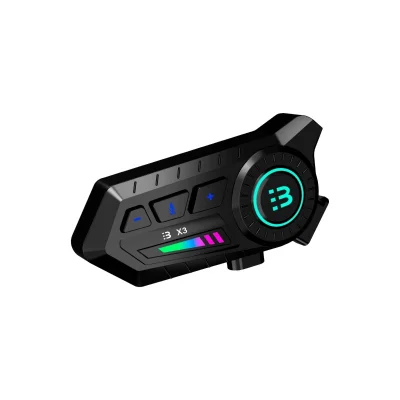 BUĞZ X3 Motor Kask Kulaklık Rgb Modlu Su Geçirmez 5.3 Bluetooth Intercom
