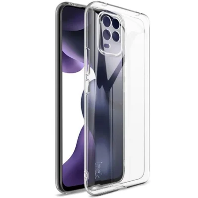 BUĞZ Xiaomi Mi 10 Lite Kılıf Lüx Şeffaf Silikon - Şeffaf