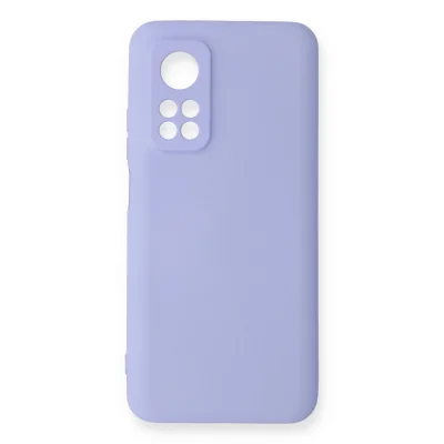 BUĞZ Xiaomi Mi 10t Kılıf Nano İçi Kadife Silikon - Lila