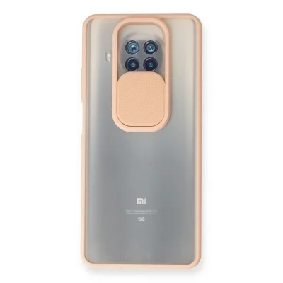 BUĞZ Xiaomi Mi 10t Lite Kılıf Palm Buzlu Kamera Sürgülü Silikon - Pembe