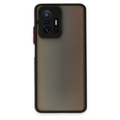 BUĞZ Xiaomi Mi 11t Pro Kılıf Montreal Silikon Kapak - Siyah