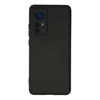 BUĞZ Xiaomi Mi 12 Kılıf Nano İçi Kadife Silikon - Siyah
