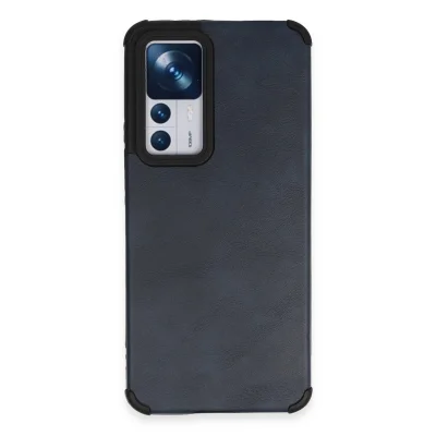 BUĞZ Xiaomi Mi 12t Kılıf Loop Deri Silikon - Lacivert