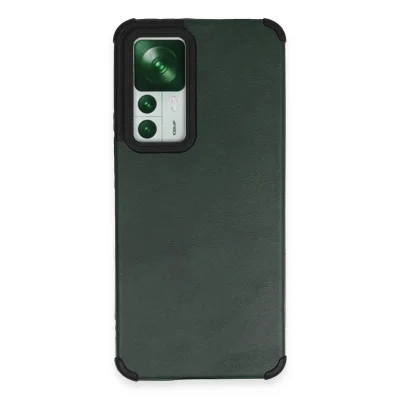 BUĞZ Xiaomi Mi 12t Kılıf Loop Deri Silikon - Yeşil