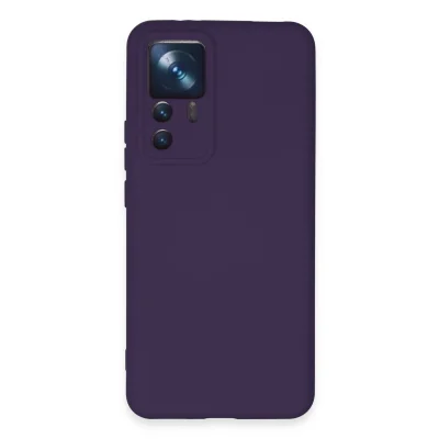BUĞZ Xiaomi Mi 12t Pro Kılıf Nano İçi Kadife Silikon - Mor