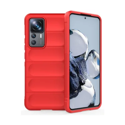 BUĞZ Xiaomi Mi 12t Pro Kılıf Optimum Silikon - Kırmızı