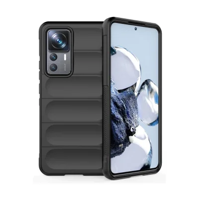 BUĞZ Xiaomi Mi 12t Pro Kılıf Optimum Silikon - Siyah