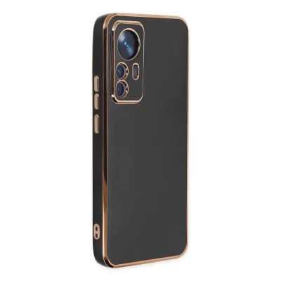 BUĞZ Xiaomi Mi 12t Pro Kılıf Volet Silikon - Siyah