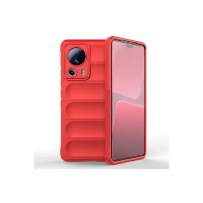 BUĞZ Xiaomi Mi 13 Lite Kılıf Optimum Silikon - Kırmızı