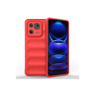 BUĞZ Xiaomi Mi 13 Pro Kılıf Optimum Silikon - Kırmızı