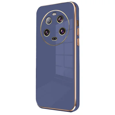 BUĞZ Xiaomi Mi 14 Ultra Kılıf Volet Silikon - Mavi