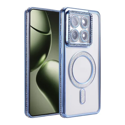 BUĞZ Xiaomi Mi 14t Pro Joke Simli Magneticsafe Kılıf - Mavi