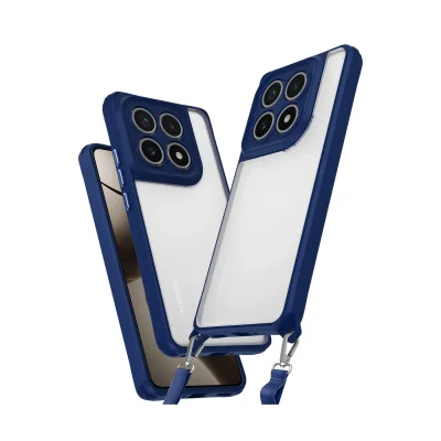 BUĞZ Xiaomi Mi 14t Pro Kılıf Penta Silikon Kılıf - Lacivert