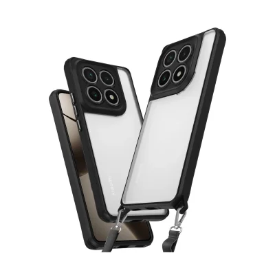 BUĞZ Xiaomi Mi 14t Pro Kılıf Penta Silikon Kılıf - Siyah