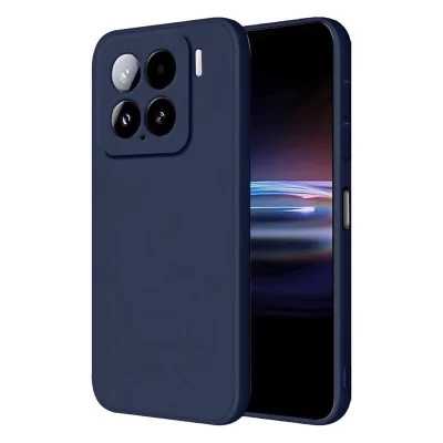 BUĞZ Xiaomi Mi 15 Kılıf Nano İçi Kadife Silikon - Lacivert