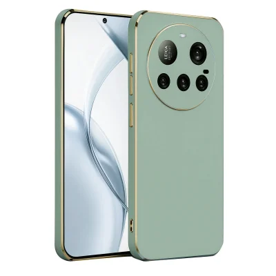 BUĞZ Xiaomi Mi 15 Ultra Kılıf Volet Silikon - Açık Yeşil