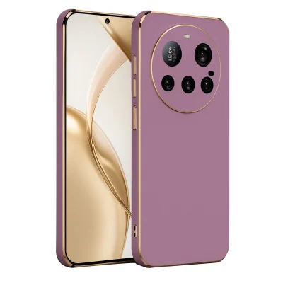 BUĞZ Xiaomi Mi 15 Ultra Kılıf Volet Silikon - Mor