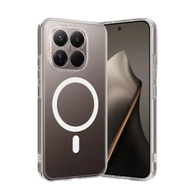 BUĞZ Xiaomi Mi 15t Combo Sert Şeffaf Magsafe Kapak - Şeffaf