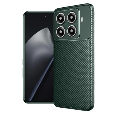 BUĞZ Xiaomi Mi 15t Pro Auto Focus Karbon Kapak - Koyu Yeşil