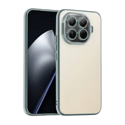 BUĞZ Xiaomi Mi 15t Pro Razer Lensli Silikon - Gümüş