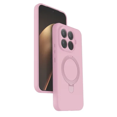 BUĞZ Xiaomi Mi 15t Pro Regal Magsafe Standlı Kapak - Açık Pembe