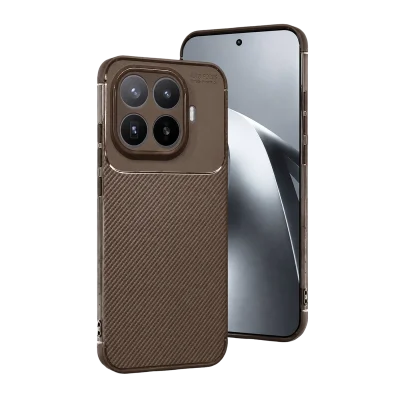 BUĞZ Xiaomi Mi 17t Pro Auto Focus Karbon Kapak - Kahverengi