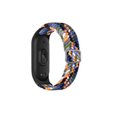 BUĞZ Xiaomi Mi Band 7  Kordon - Gri-turuncu