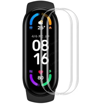 BUĞZ Xiaomi Mi Band 7 Polymer Nano Ekran Koruyucu - Şeffaf