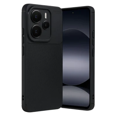 BUĞZ Xiaomi Note 14 5g Auto Focus Karbon Kapak - Siyah