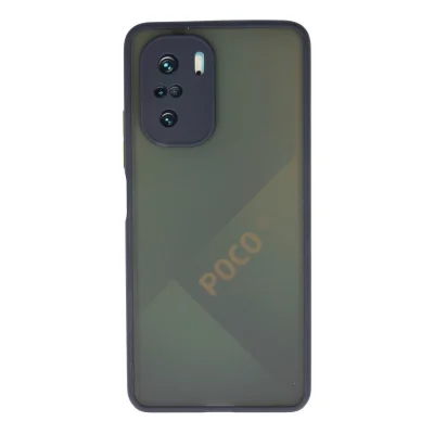 BUĞZ Xiaomi Poco F3 Kılıf Montreal Silikon Kapak - Lacivert