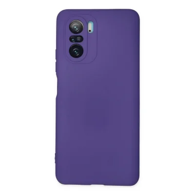 BUĞZ Xiaomi Poco F3 Kılıf Nano İçi Kadife Silikon - Mor