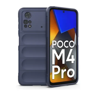 BUĞZ Xiaomi Poco M4 Pro 4g Kılıf Optimum Silikon - Lacivert