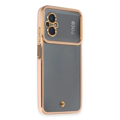 BUĞZ Xiaomi Poco M5 Kılıf Liva Lens Silikon - Rose