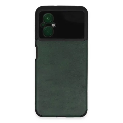 BUĞZ Xiaomi Poco M5 Kılıf Loop Deri Silikon - Yeşil