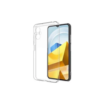 BUĞZ Xiaomi Poco M5 Kılıf Lüx Şeffaf Silikon