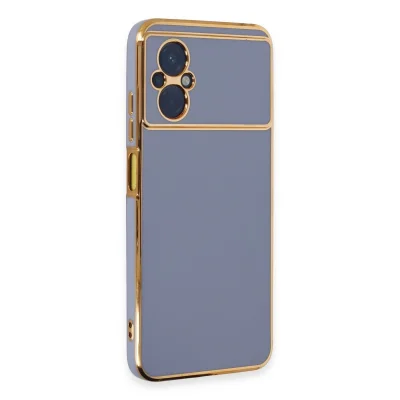 BUĞZ Xiaomi Poco M5 Kılıf Volet Silikon - Mavi