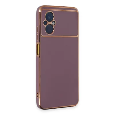 BUĞZ Xiaomi Poco M5 Kılıf Volet Silikon - Mor