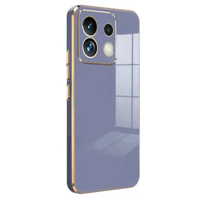 BUĞZ Xiaomi Poco M6 Pro 4g Kılıf Volet Silikon - Mavi