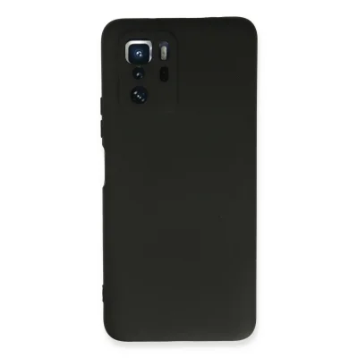 BUĞZ Xiaomi Poco X3 Gt Kılıf Nano İçi Kadife Silikon - Siyah