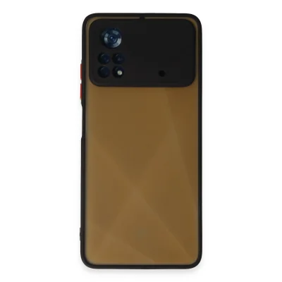 BUĞZ Xiaomi Poco X4 Pro 5g Kılıf Montreal Silikon Kapak - Siyah