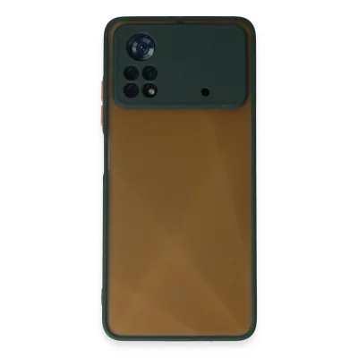 BUĞZ Xiaomi Poco X4 Pro 5g Kılıf Montreal Silikon Kapak - Yeşil