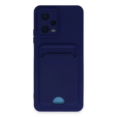 BUĞZ Xiaomi Poco X5 5g Kılıf Kelvin Kartvizitli Silikon - Lacivert