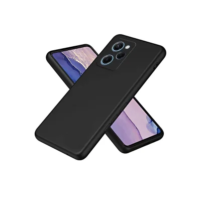 BUĞZ Xiaomi Poco X5 Pro 5g Nano İçi Kadife Silikon - Siyah