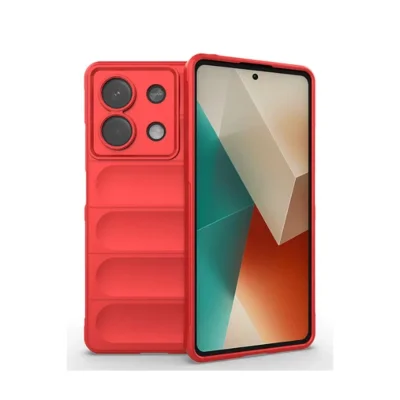 BUĞZ Xiaomi Poco X6 Kılıf Optimum Silikon - Kırmızı