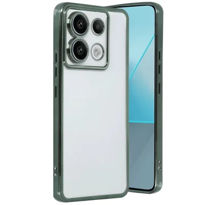 BUĞZ Xiaomi Poco X6 Kılıf Razer Lensli Silikon - Yeşil