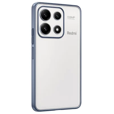 BUĞZ Xiaomi Poco X6 Pro Kılıf Razer Lensli Silikon - Açık Mavi